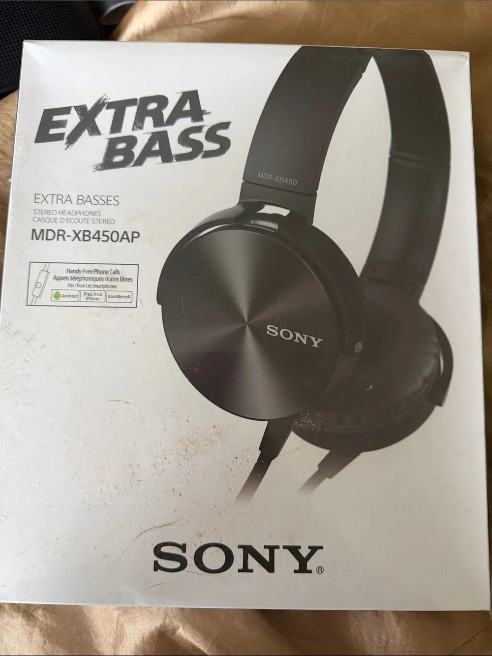 Sony Extra Bass Over-Ear Headphones - MDR-CB450AP